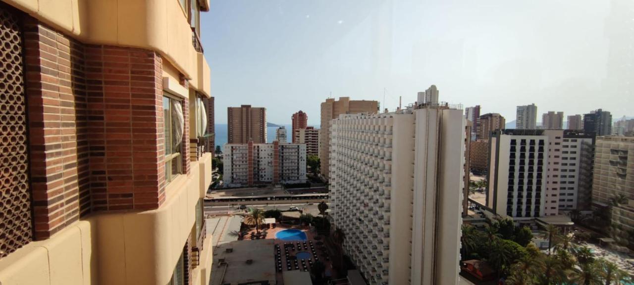Precioso Apartamento Con Piscina Y Vistas Al Mar Mediterraneo. Μπένιντορμ Εξωτερικό φωτογραφία