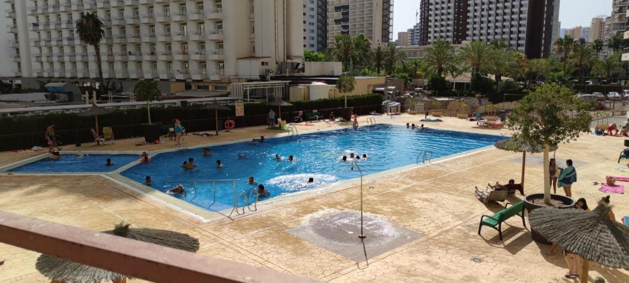 Precioso Apartamento Con Piscina Y Vistas Al Mar Mediterraneo. Μπένιντορμ Εξωτερικό φωτογραφία